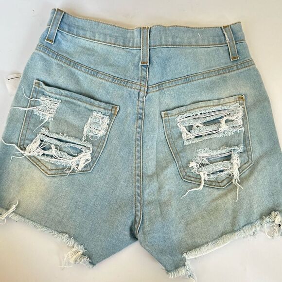 Akira lola high waist denim short - Picture 4 of 4